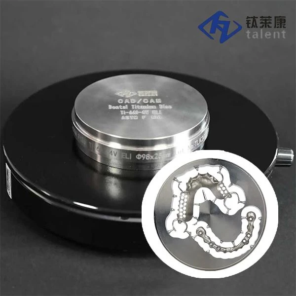 Discos de aleación de titanio de grado médico