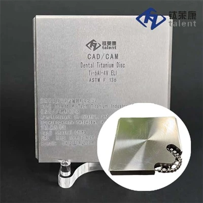 Bloque de titanio dental ASTM F67